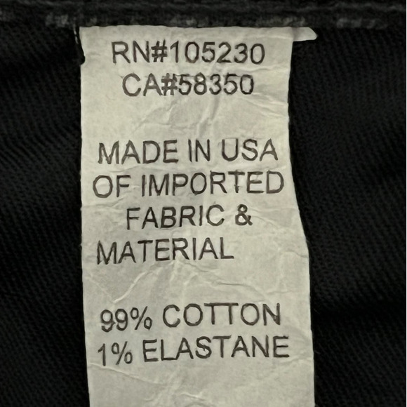 Current/Elliott NEW Cotton Distressed Straight Leg Cropped Jeans Black 30 - Picture 14 of 14